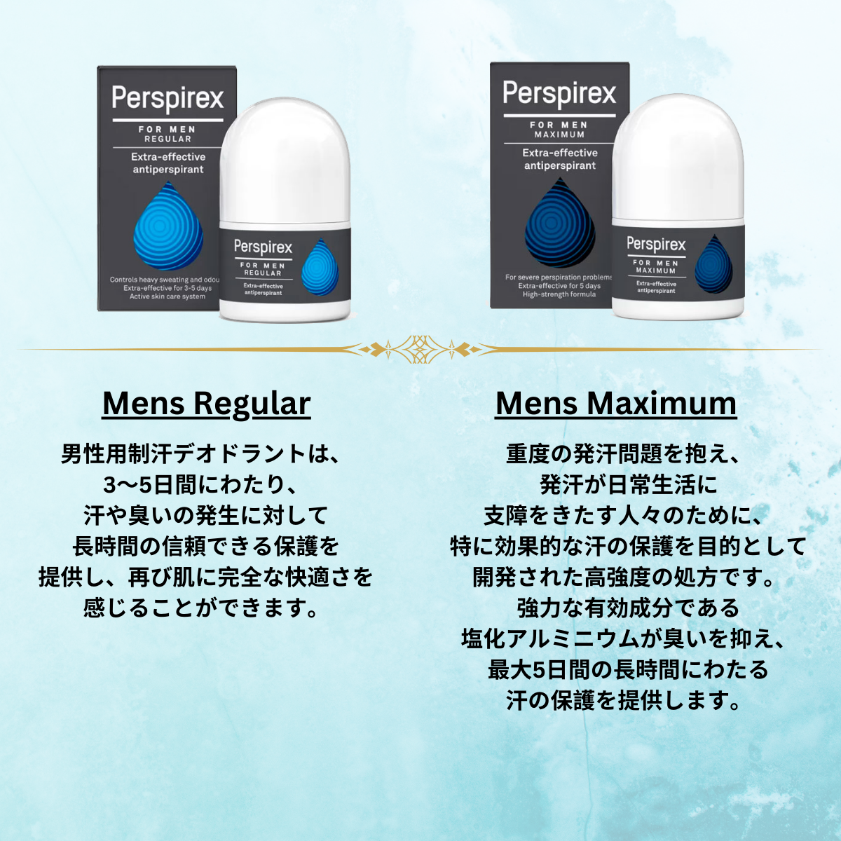【正規品】パースピレックス メンズ マキシマム 20 ミリリットル(Perspirex) ロールオン アンチパースピラント 20ml 制汗剤