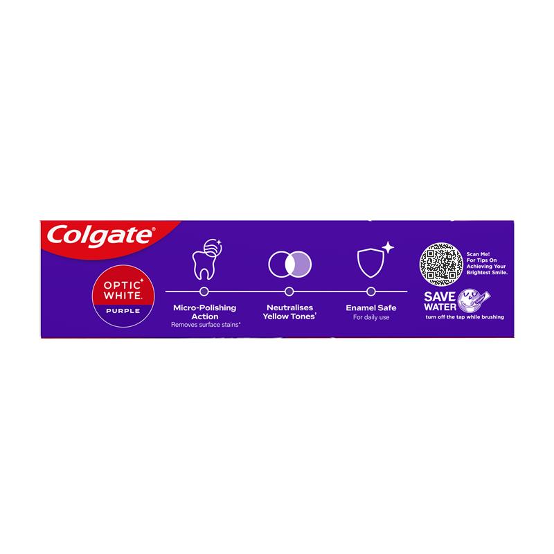 コルゲート Colgate コルゲート Purple パープル オプティックホワイト リニューアル 歯磨き粉 ホワイト 100g Optic White Renewal