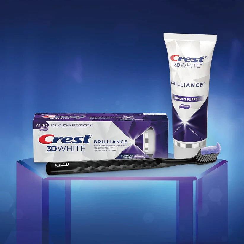 Crest 3D White Brilliance Luminous Purple クレスト 3Dホワイト ブリリアンス 99g