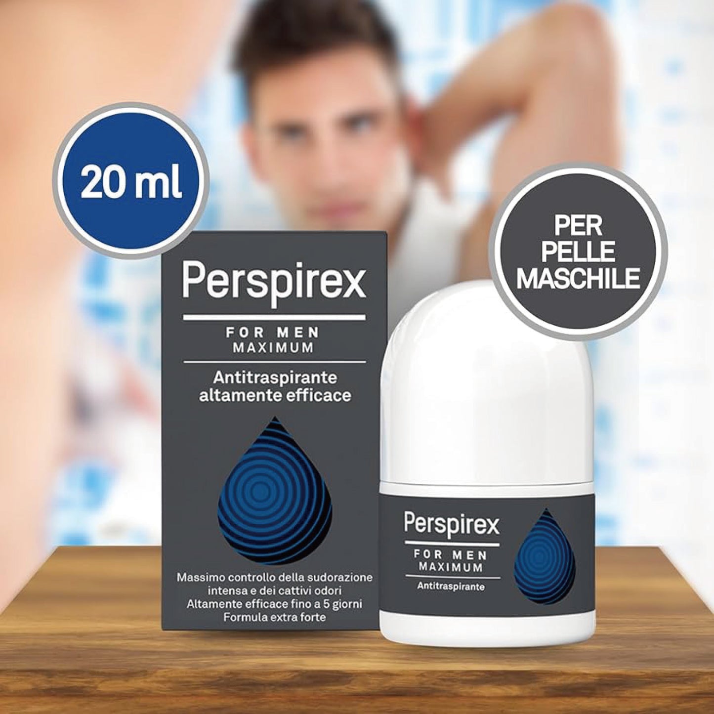 【正規品】パースピレックス メンズ マキシマム 20 ミリリットル(Perspirex) ロールオン アンチパースピラント 20ml 制汗剤