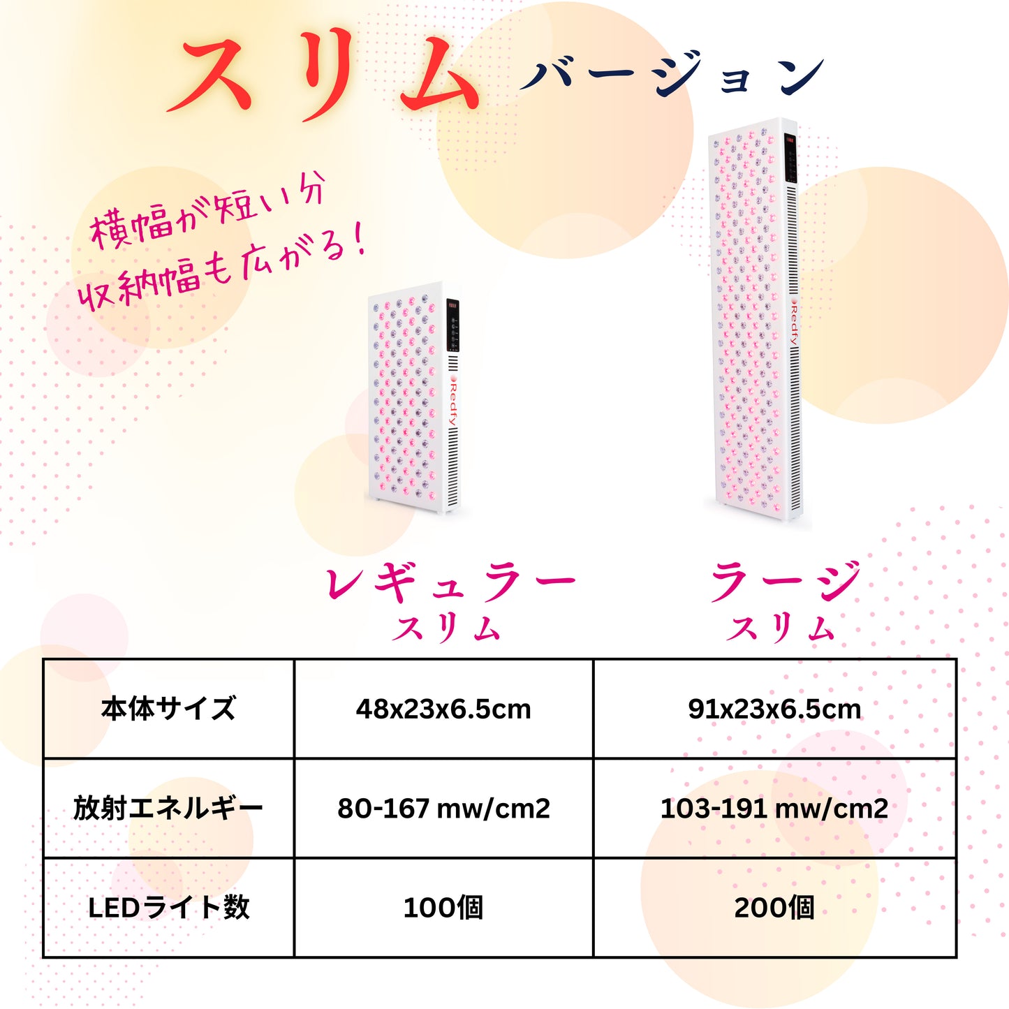 LED治療 Red Light therapy 美顔器 健康 光エステ 光美容器 LED 美肌 ニキビ シワ シミ 育毛　関節炎　健康　コラーゲンマシン エイジングケア ヒーライト クリニック エステ ダウンタイム 整形 レギュラースリムサイズ