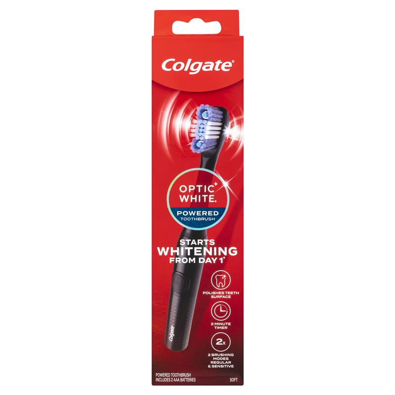 Colgate Optic White Powered Toothbrush コルゲート オプティック ホワイト 電動歯ブラシ SMART 電池付き