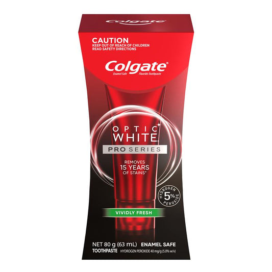 コルゲート Colgate オプティックホワイト プロ シリーズ 歯磨き粉 ホワイト 80g Optic White Pro Series Vividly Fresh