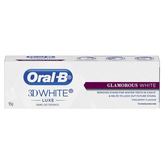 Oral B 3D White オーラルB 3D ホワイト ホワイトニング 95g Luxe Glamorous White