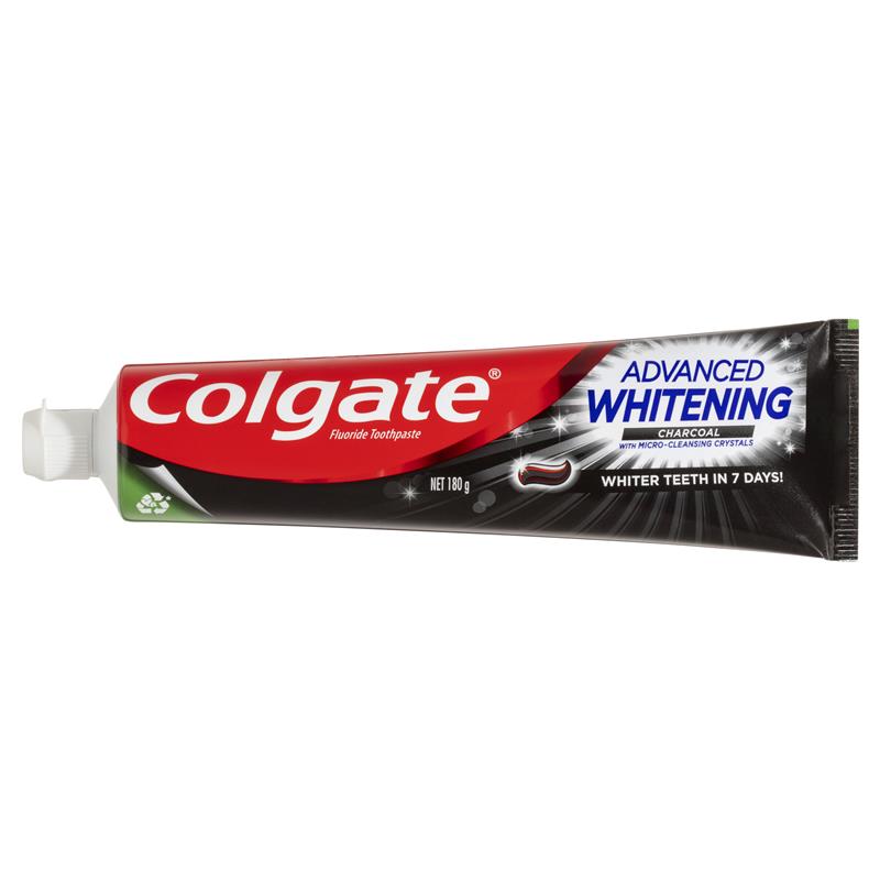 コルゲート Colgate アドバンスド ホワイトニング チャコール 歯磨き粉 180g Advance Whitening Charcoal