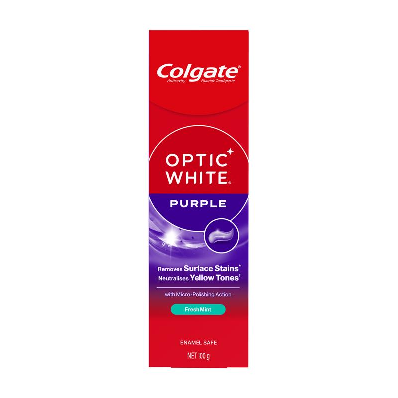 コルゲート Colgate コルゲート Purple パープル オプティックホワイト リニューアル 歯磨き粉 ホワイト 100g Optic –  Arlington