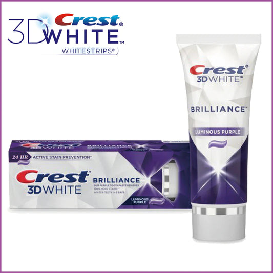 Crest 3D White Brilliance Luminous Purple クレスト 3Dホワイト ブリリアンス 99g