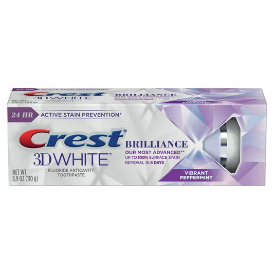 Crest 3D White Brilliance Toothpaste クレスト 3Dホワイト ブリリアンスミント 110g